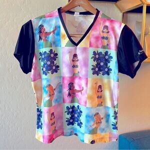 Terry Precision Apparel made in USA cycling shirt hula dancers size large L